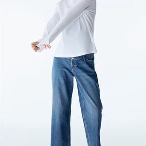 H&M Maternity Blue Straight Leg Jeans